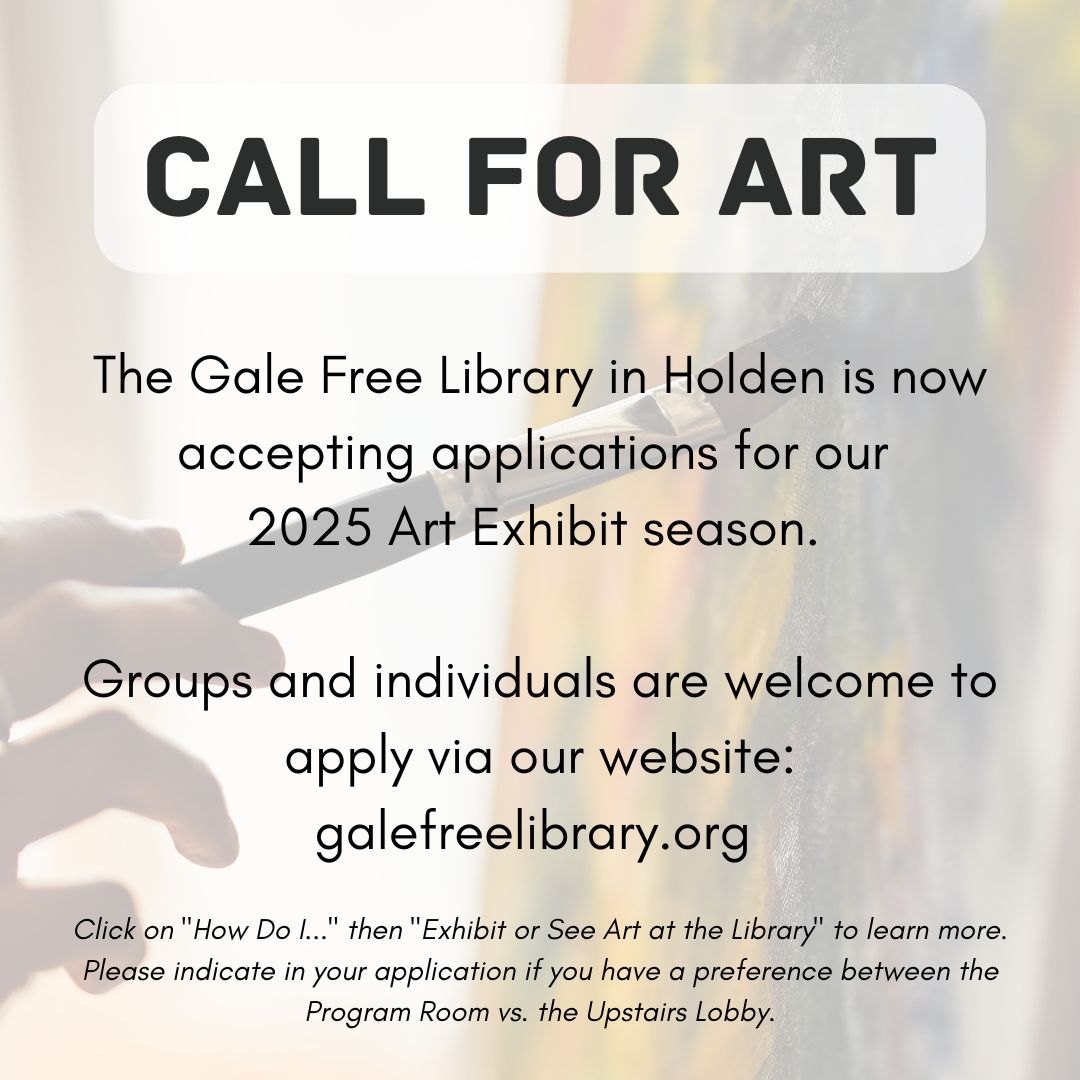 2025 art exhibit applications now open