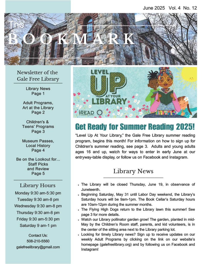 June 2025 Gale Free Library
