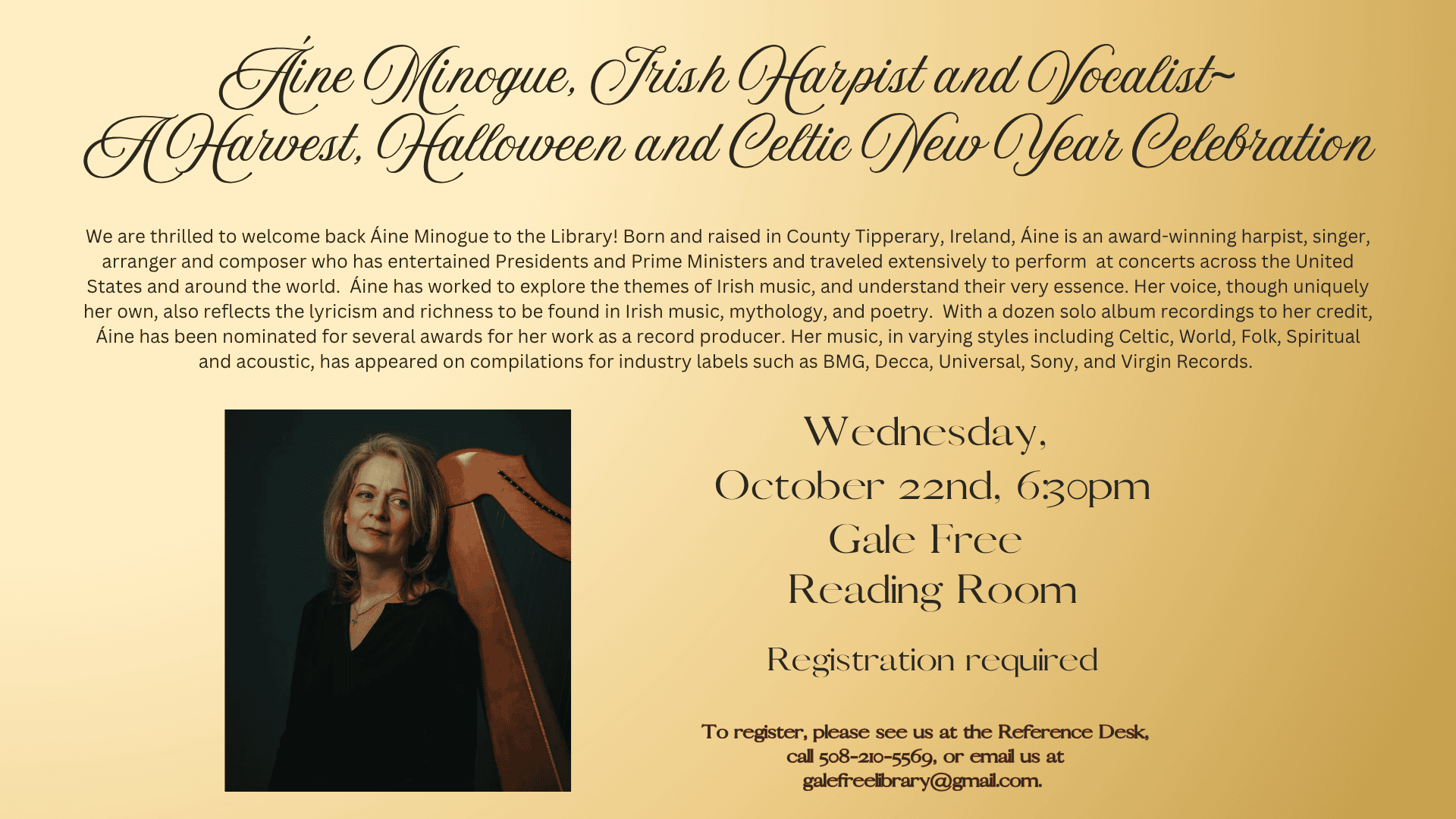 an evening of irish harp (presentation)