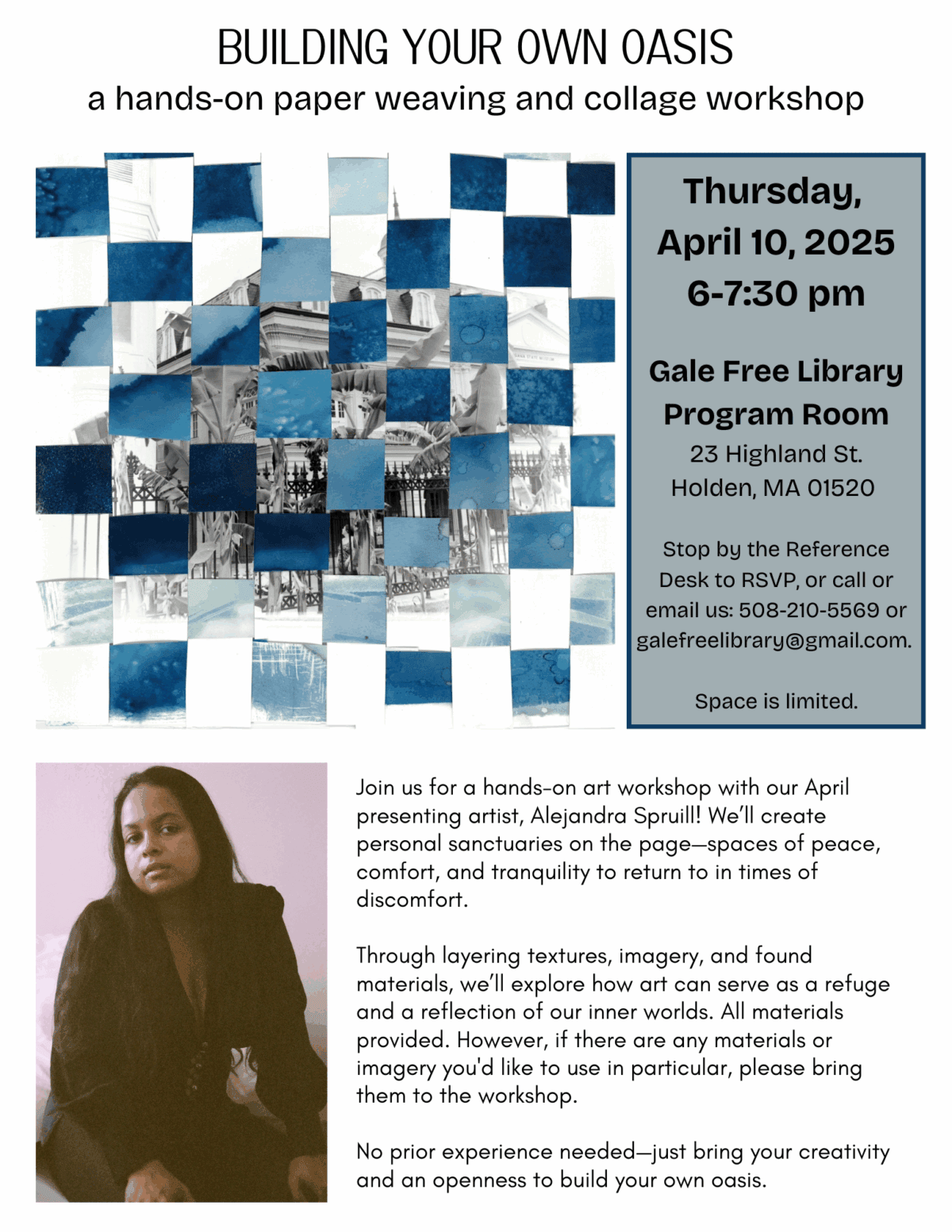 april 2025 event flyer alejandra spruill