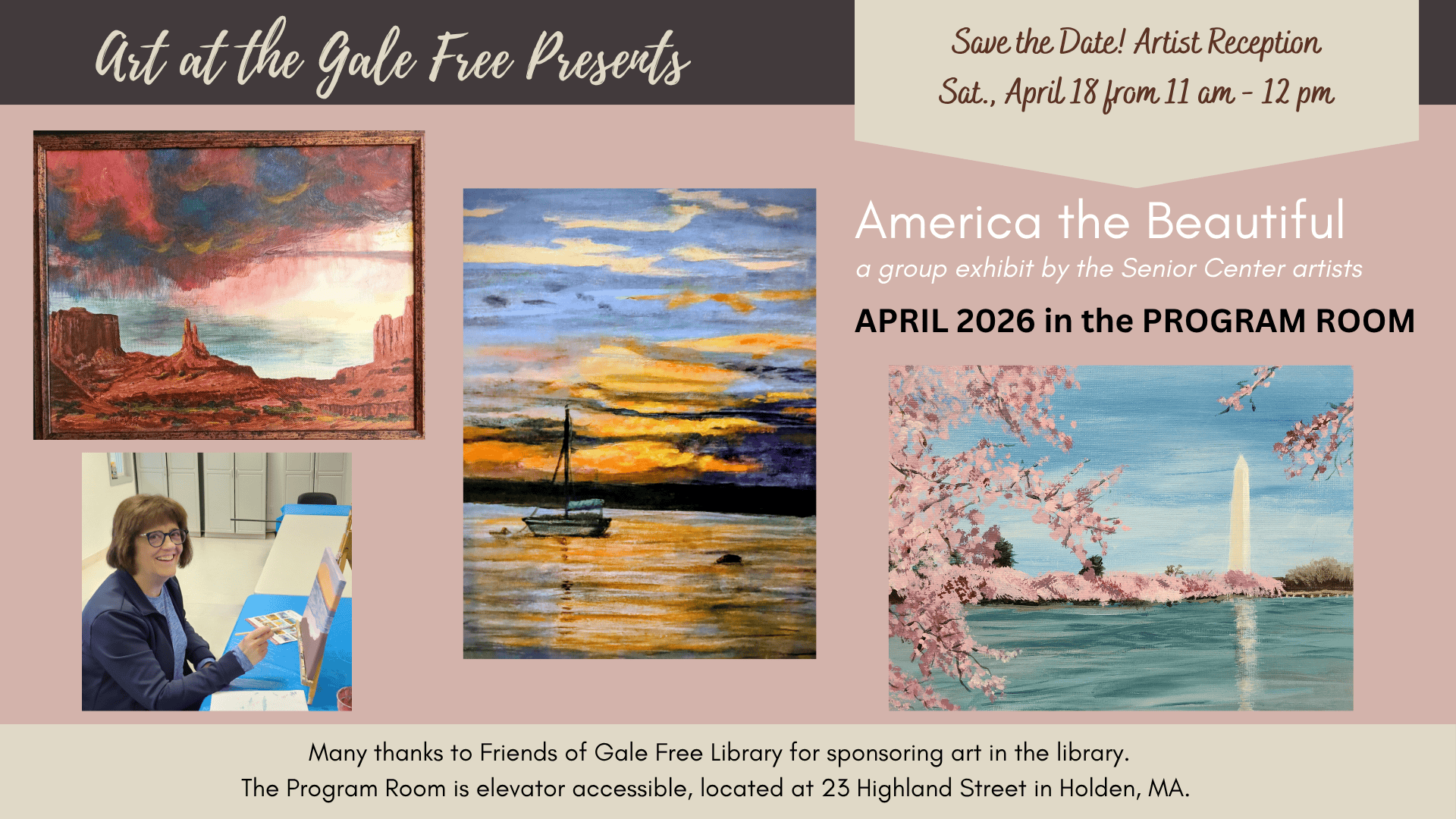 april 2026 program room art at the gale free senior center (presentation)