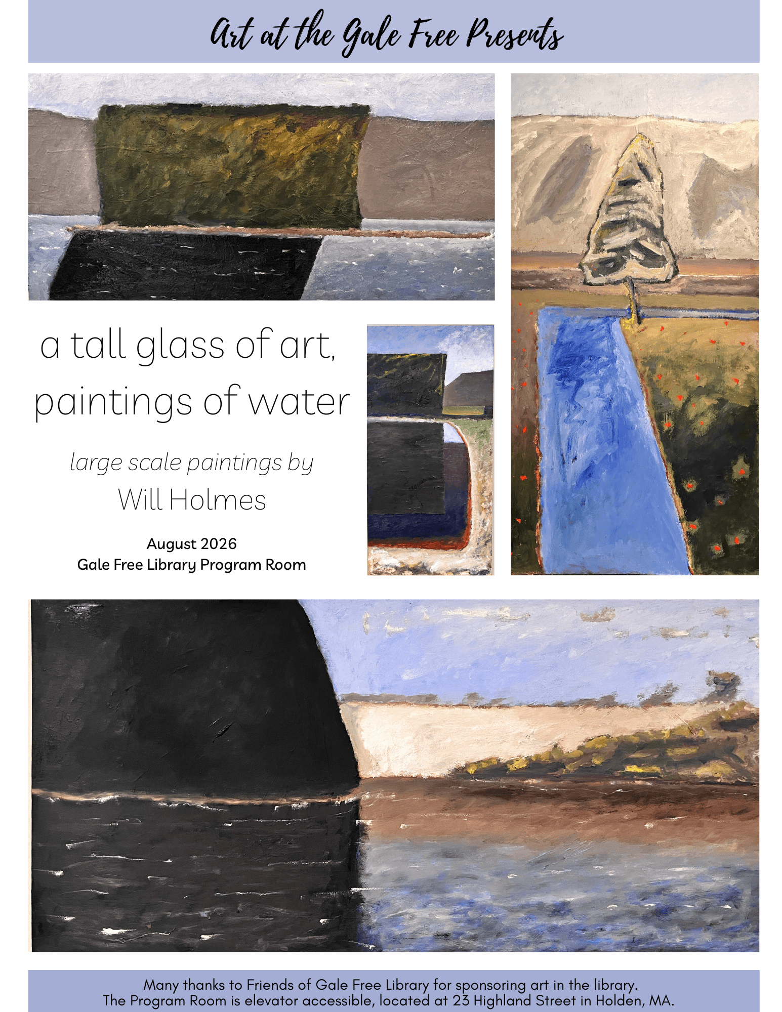 august 2026 art at the gale free will holmes