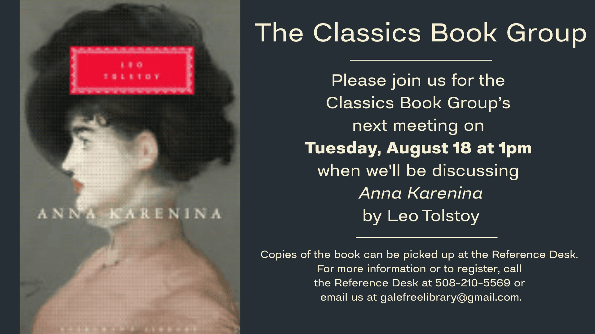 august 2026 classics book group