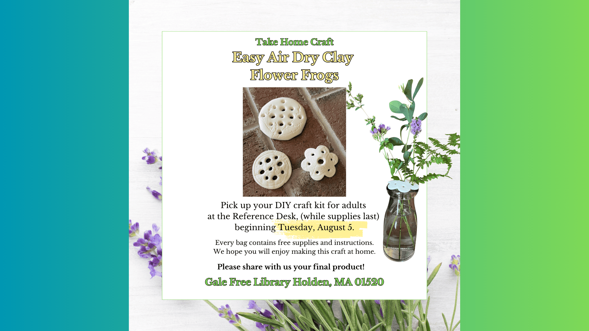august take home craft