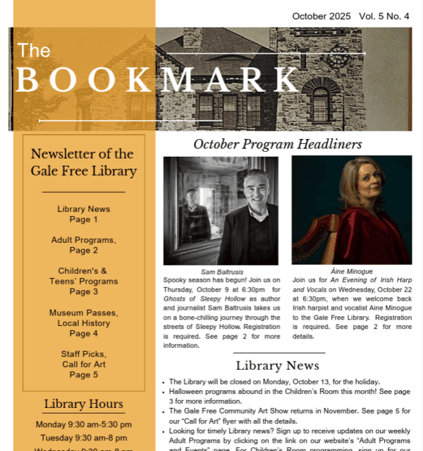 bookmark october 2025 cover