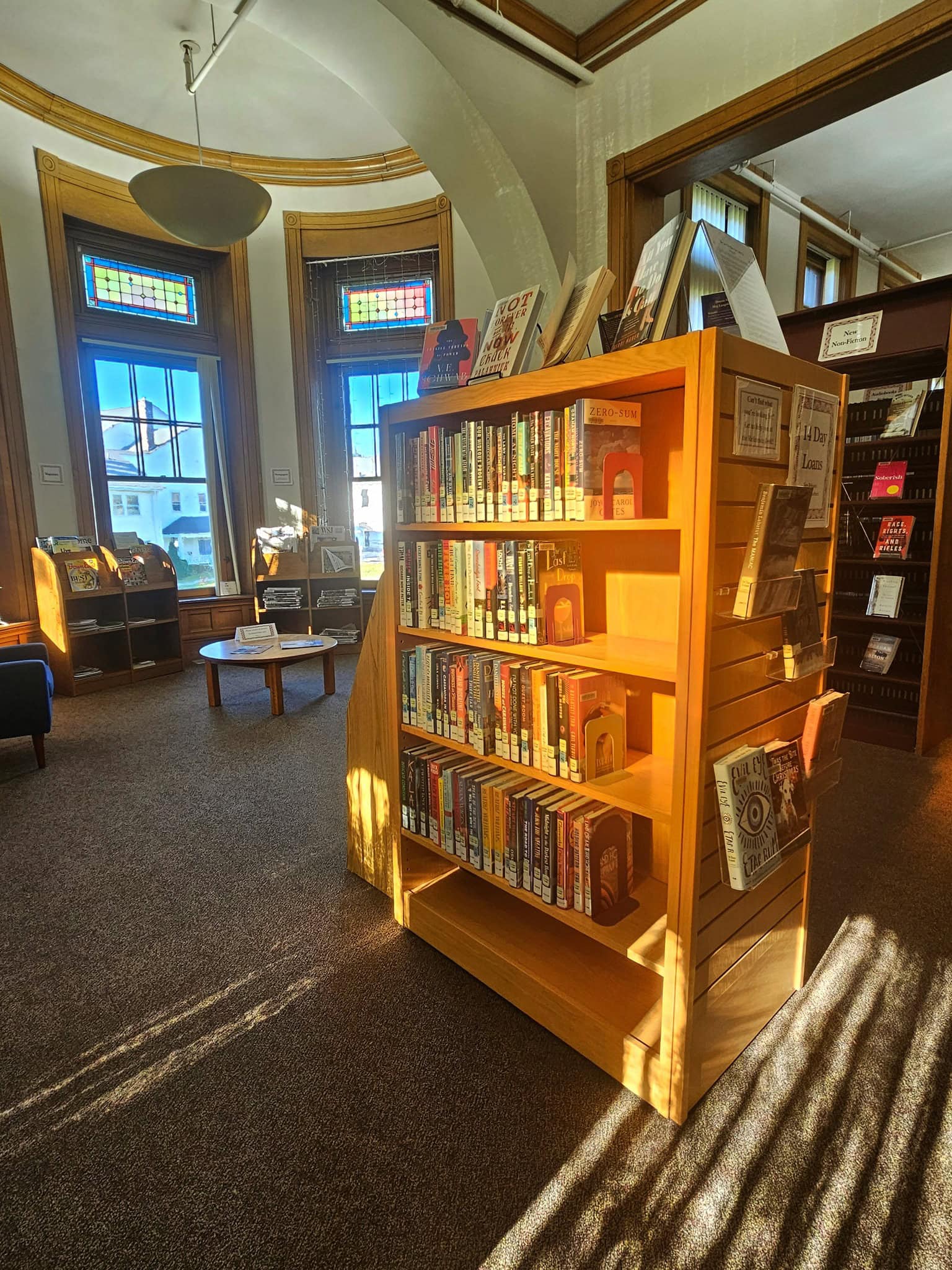 books in the library