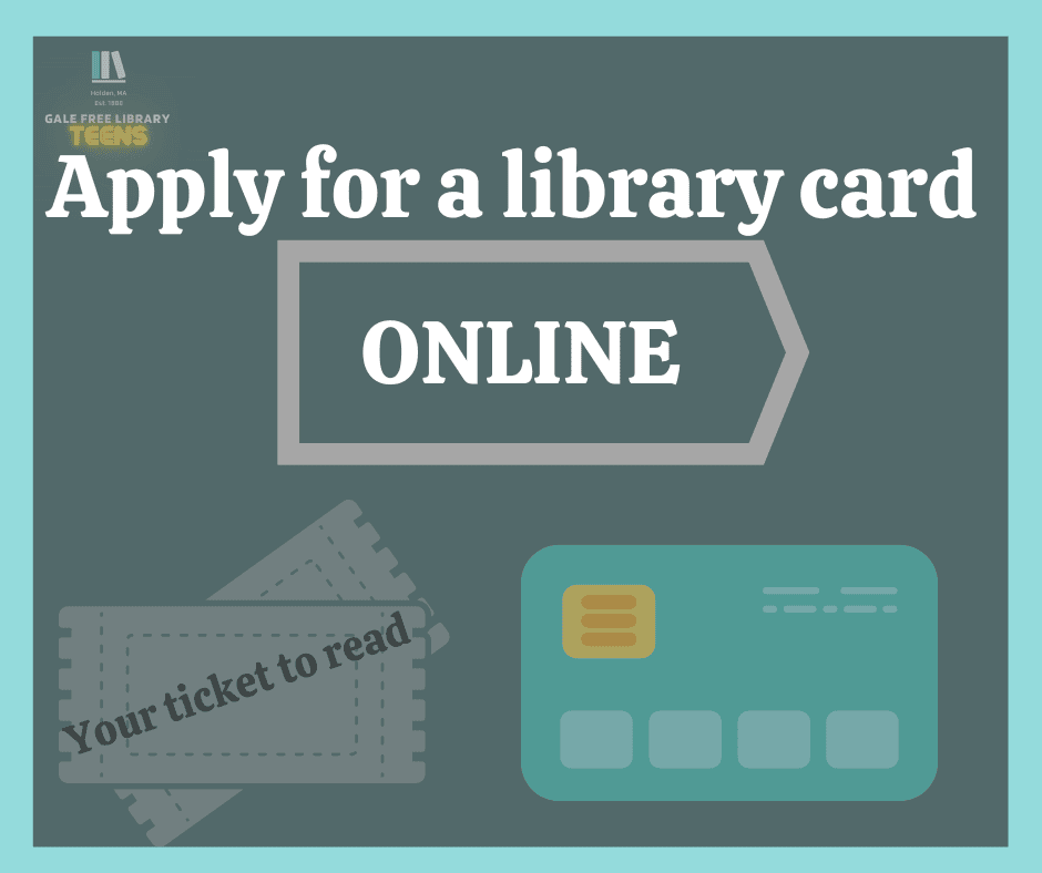 branded get a library card today!