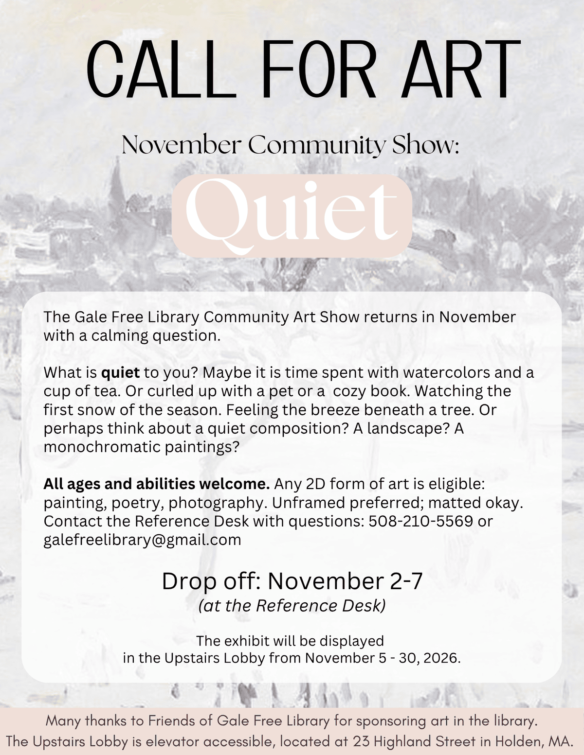call for art november 2026 community art show (2)