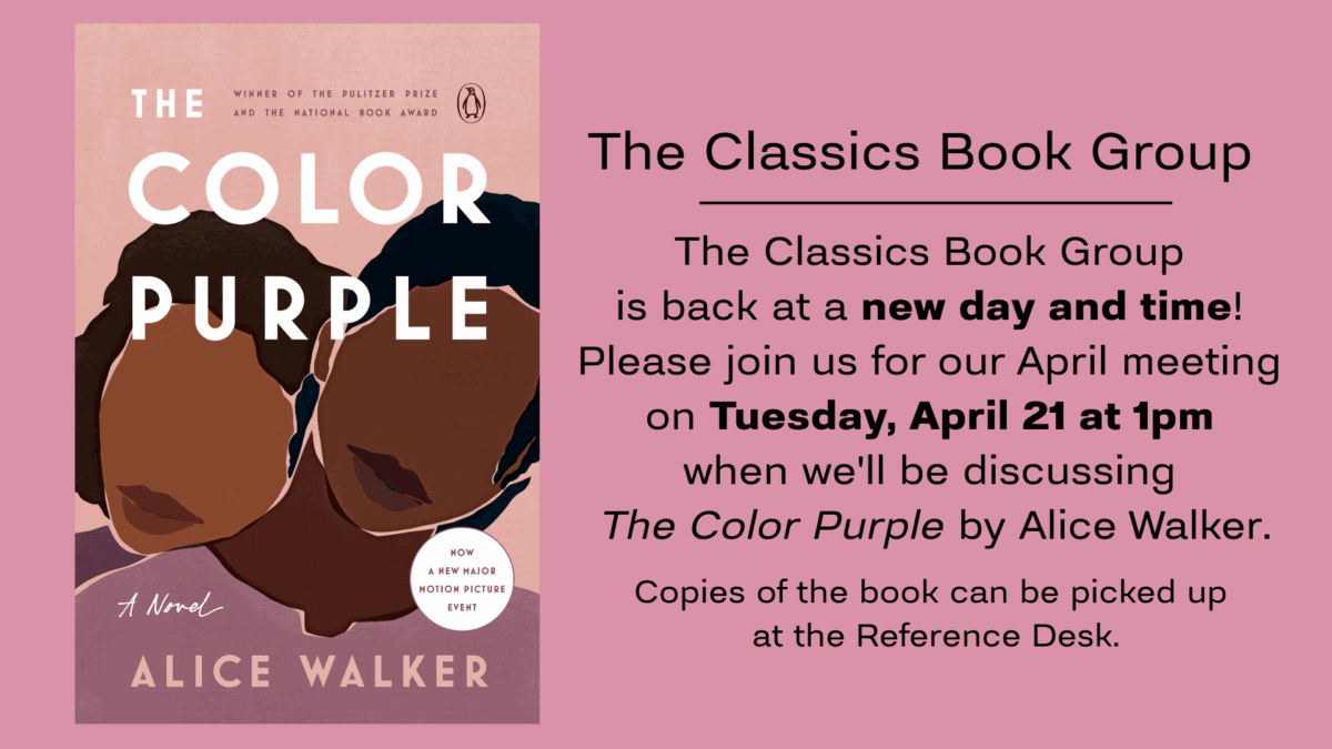 classic book display april 2026