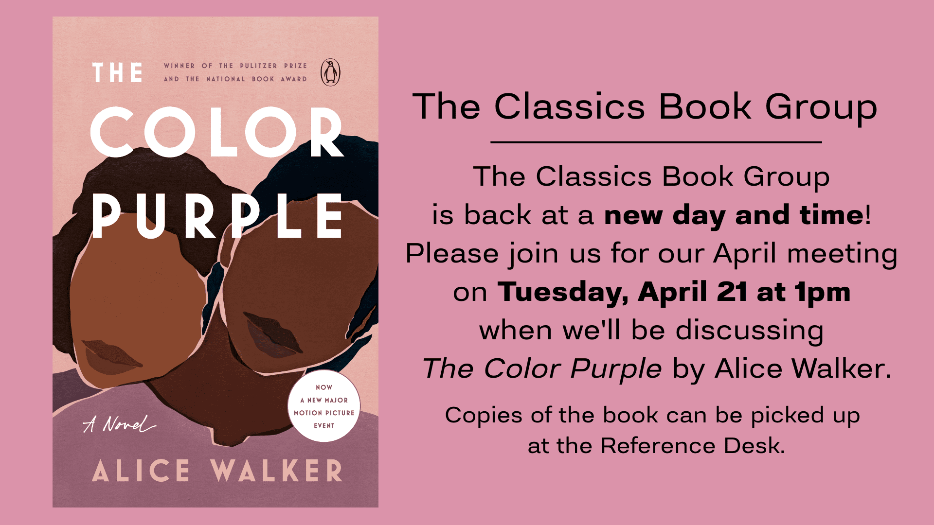 classic book display april 2026