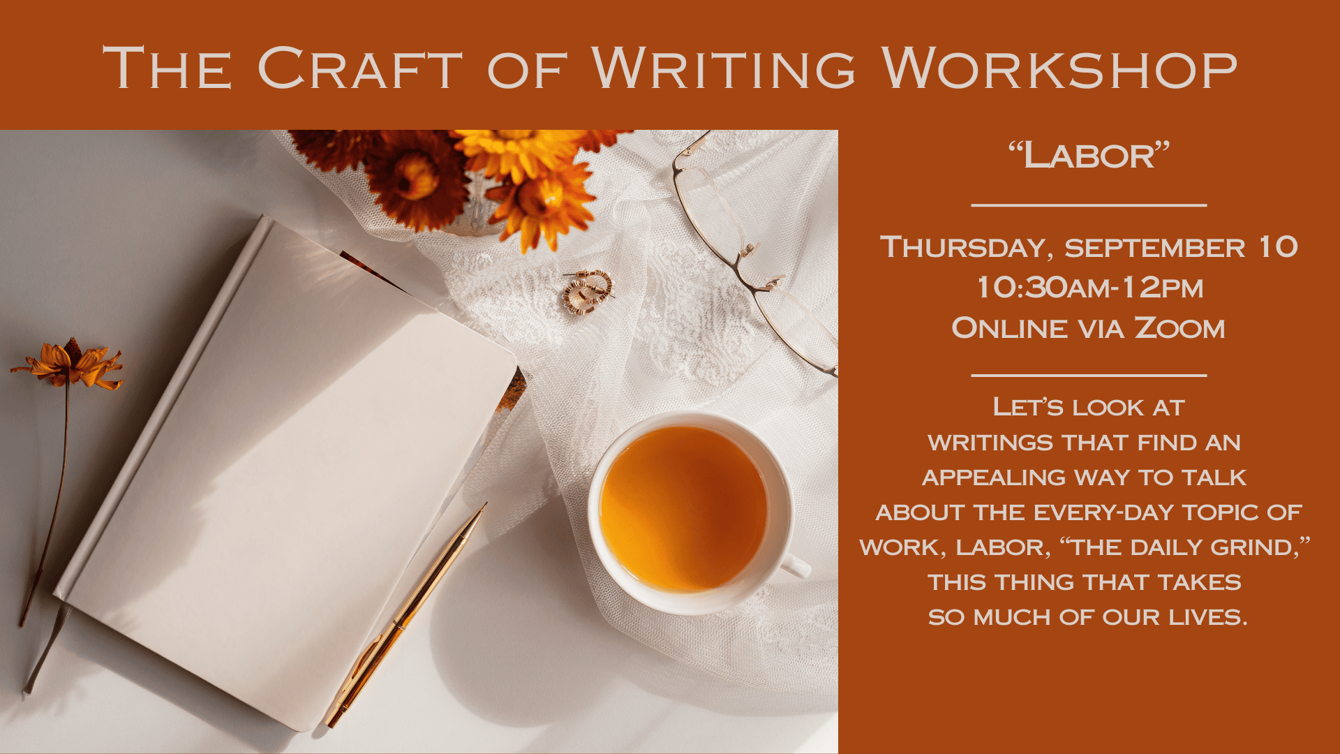 craft of writing september 2026