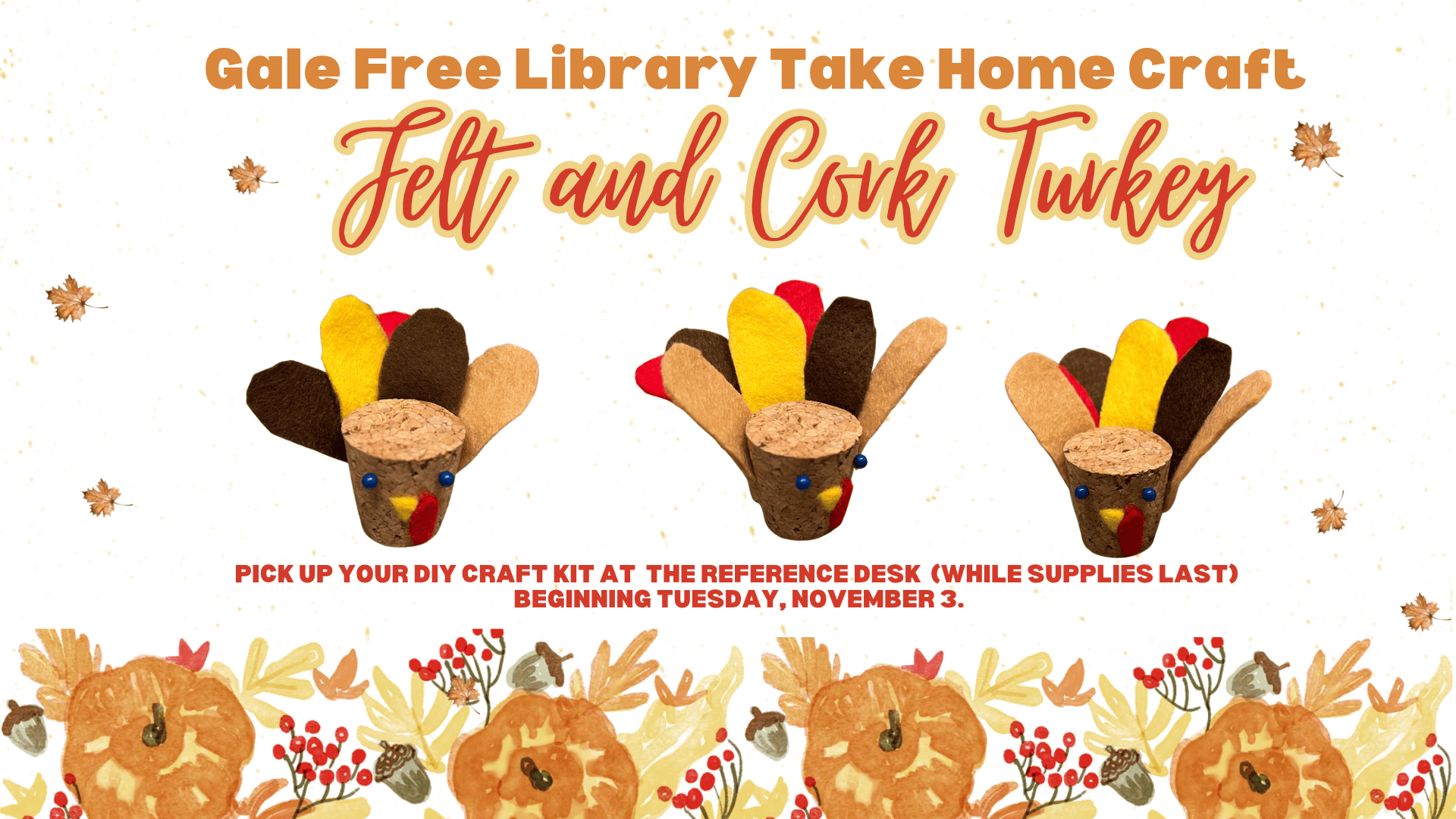diy cork turkey (presentation)