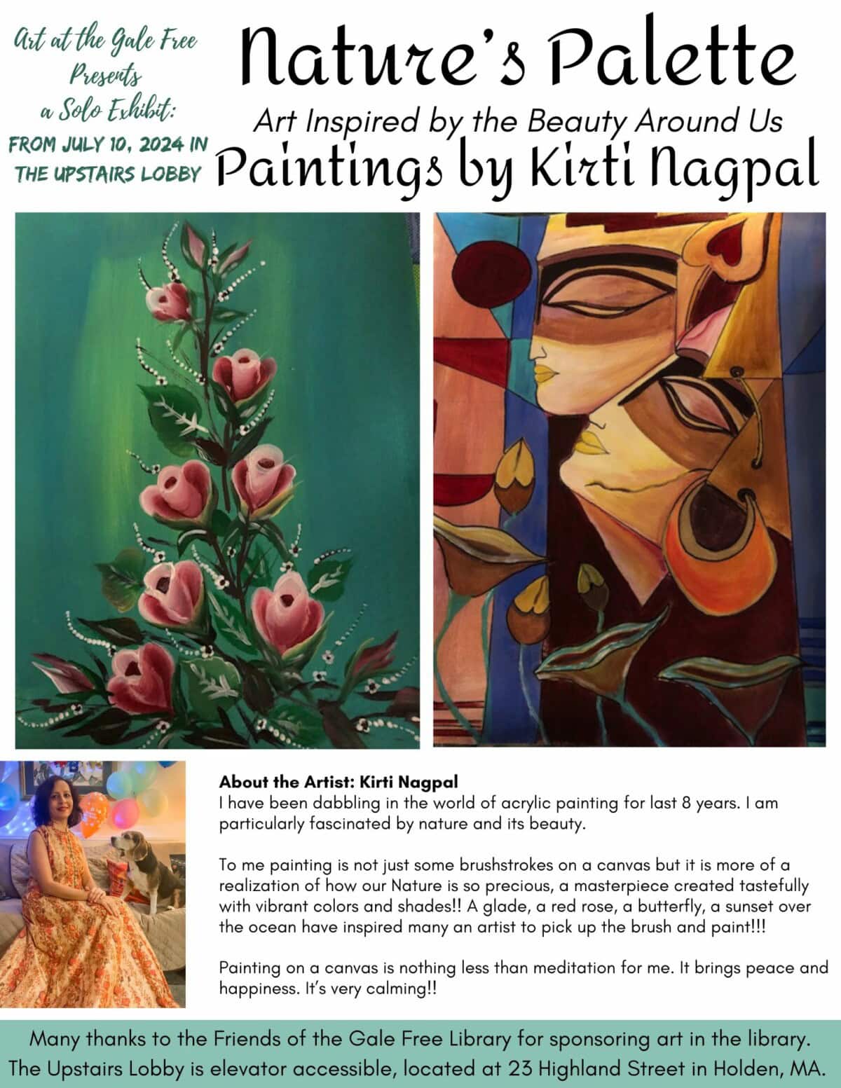final july 2024 lobby art at the gale free kirti nagpal