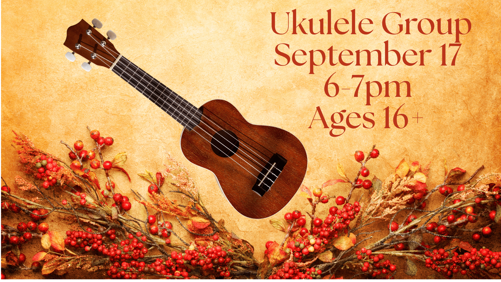 flyer september ukulele
