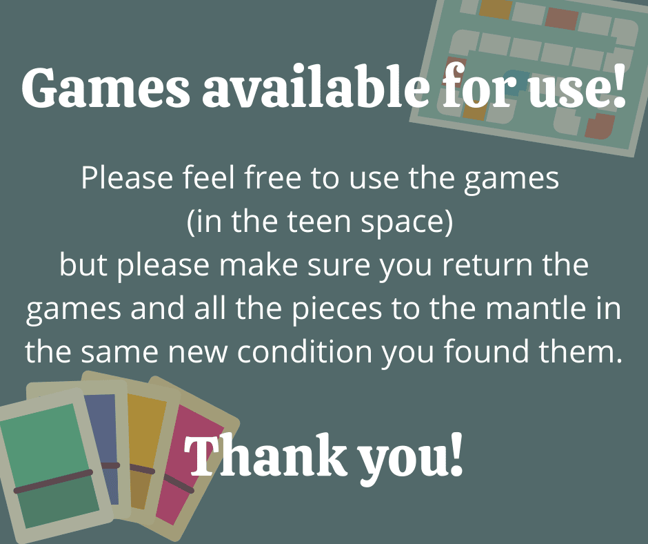 games available for use!