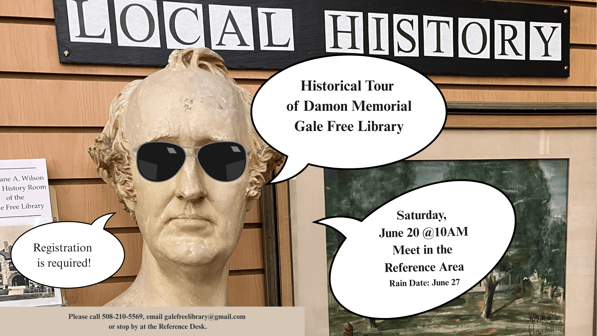historical tour of damon memorial gale free library (presentation)