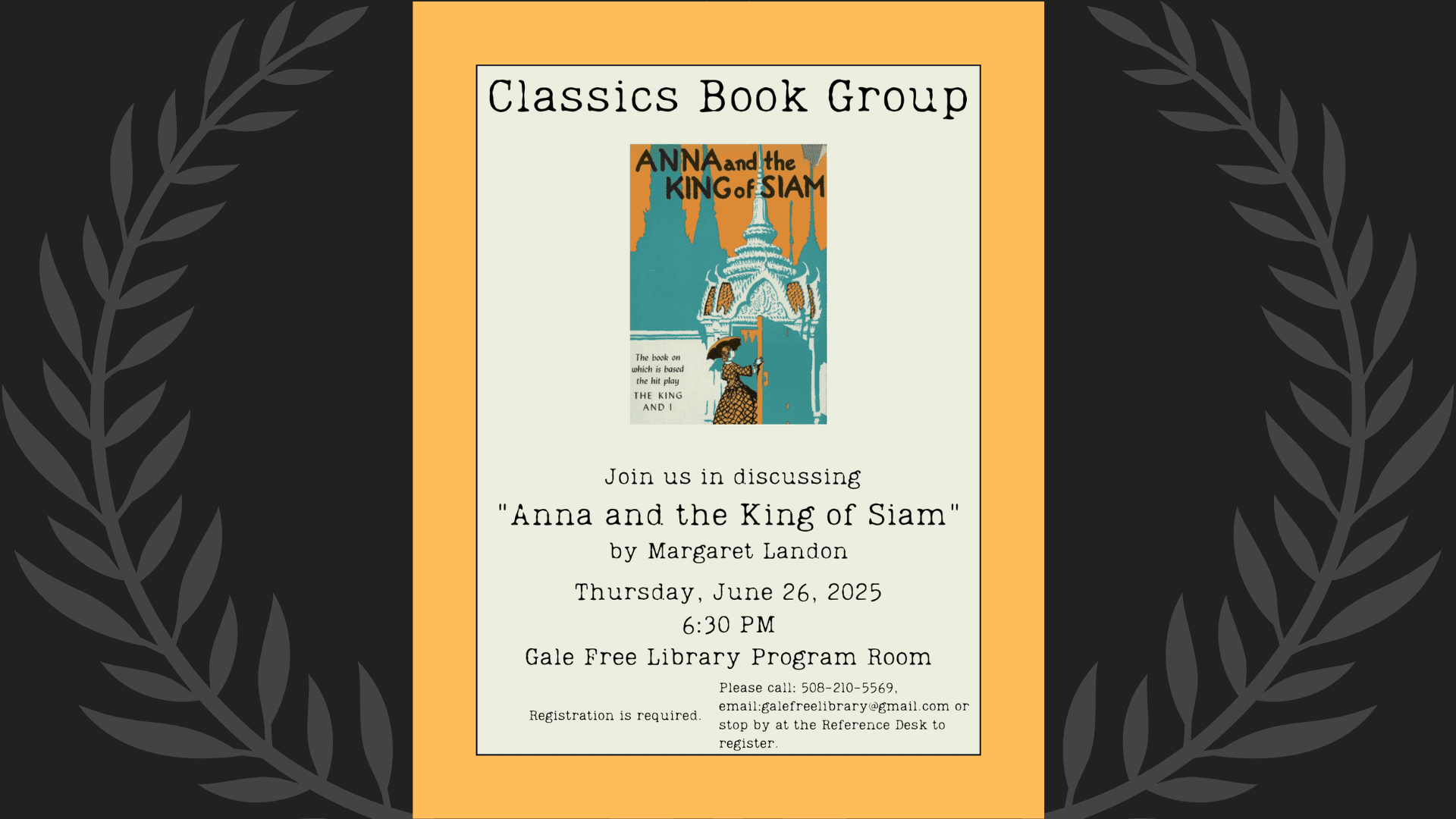 JUNE 2025 classics book group 