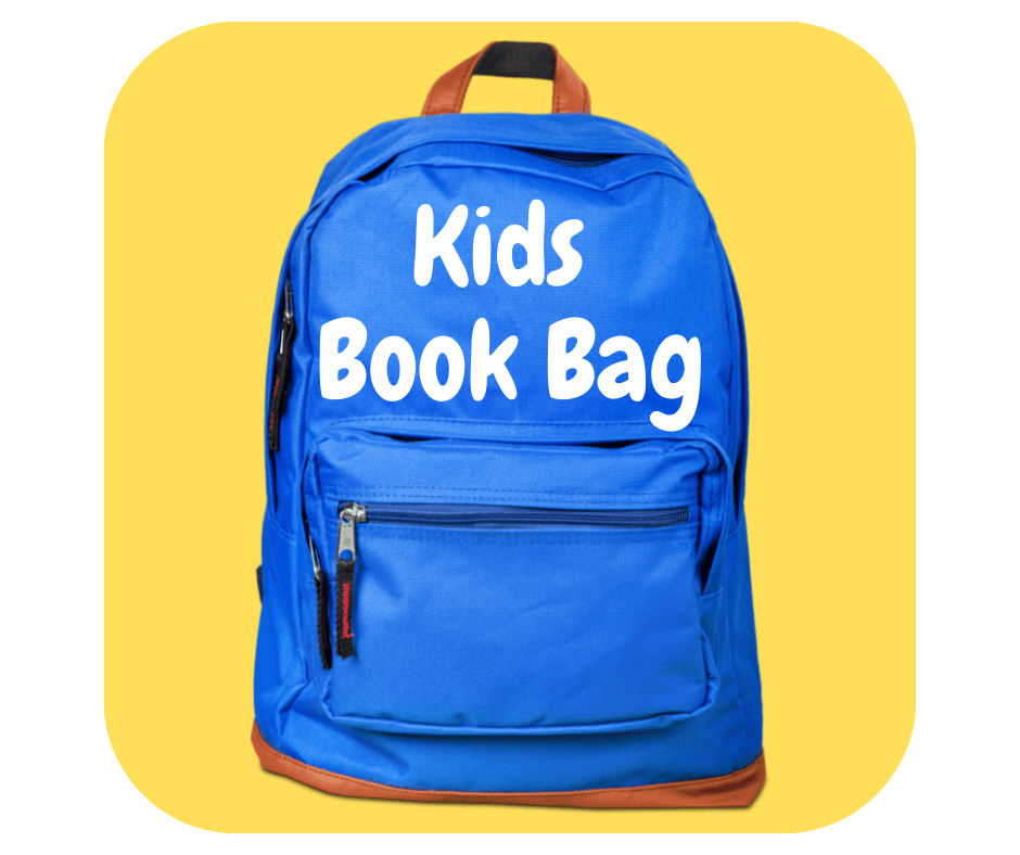 kids book bag