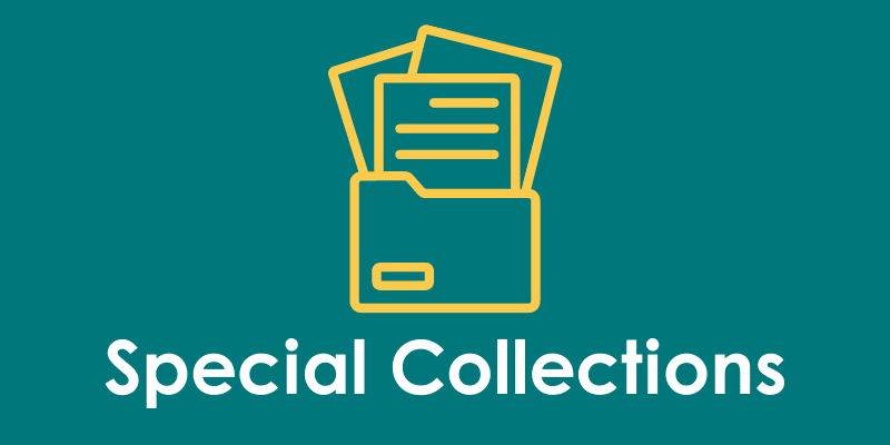 Button that says Special Collections.