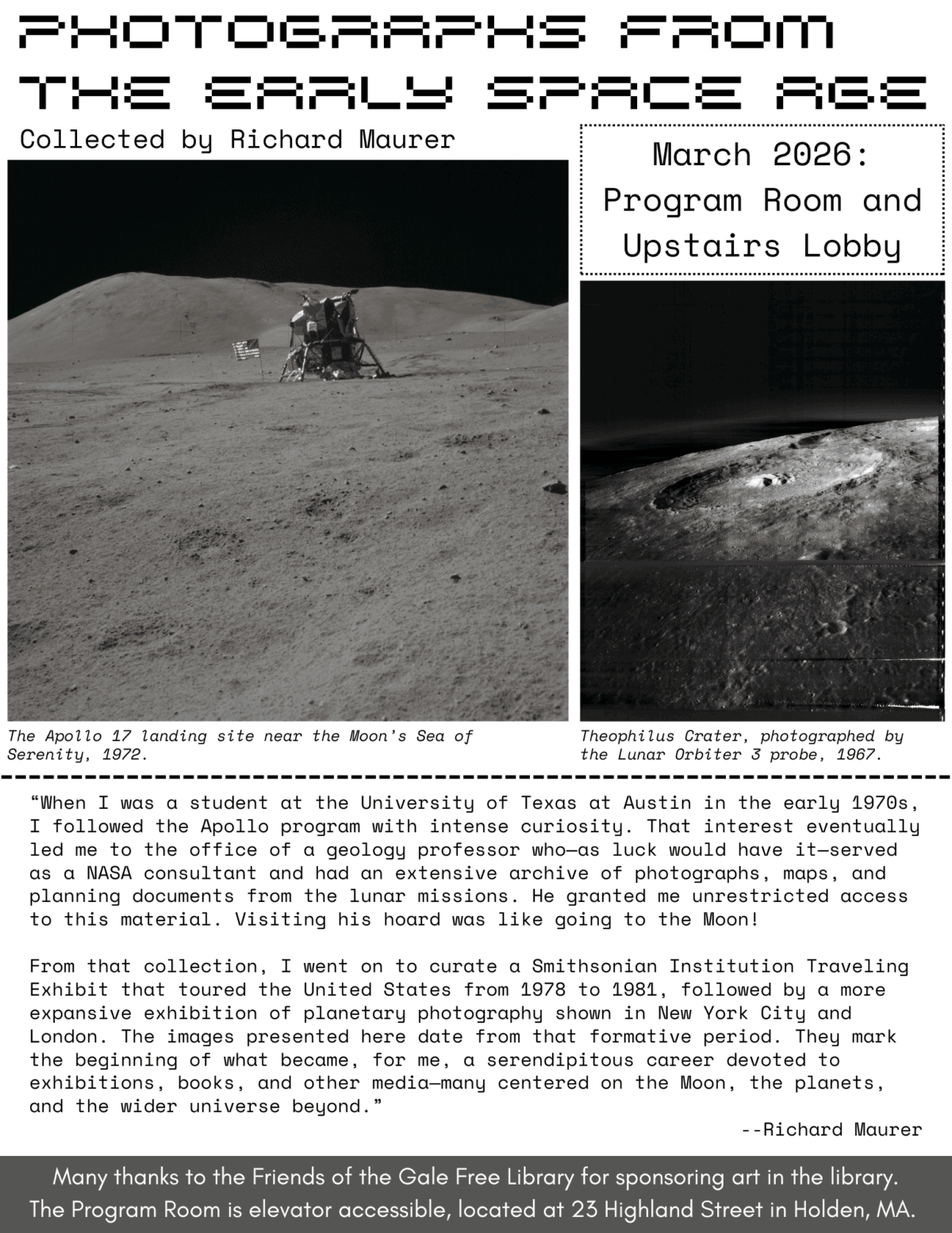 march 2026 art at the gale free richard maurer