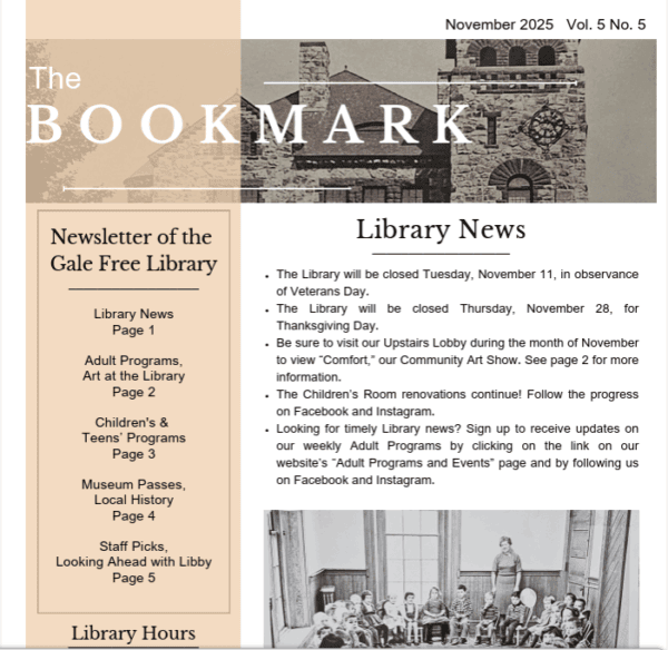 november 2025 bookmark