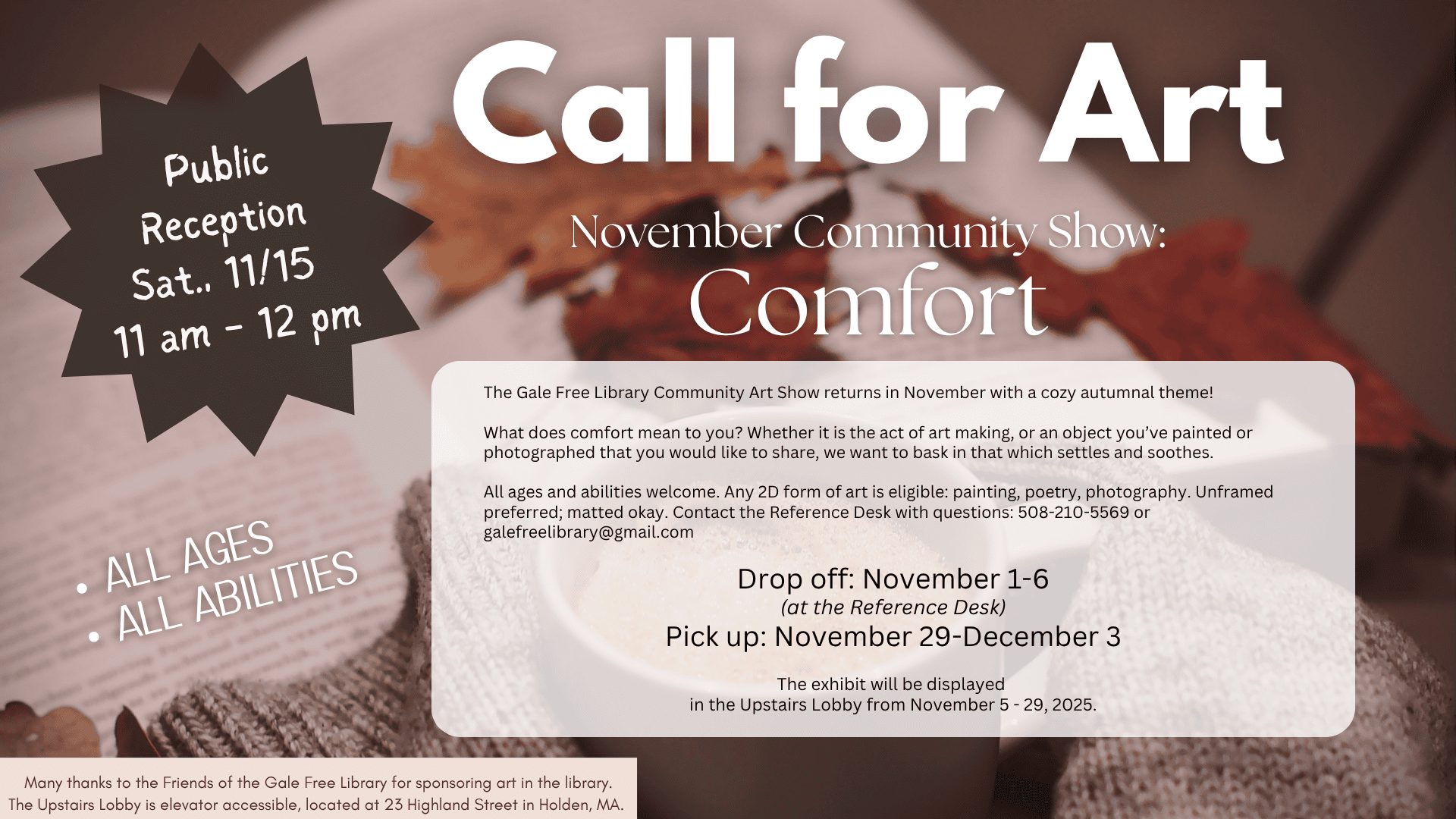 november 2025 community art show