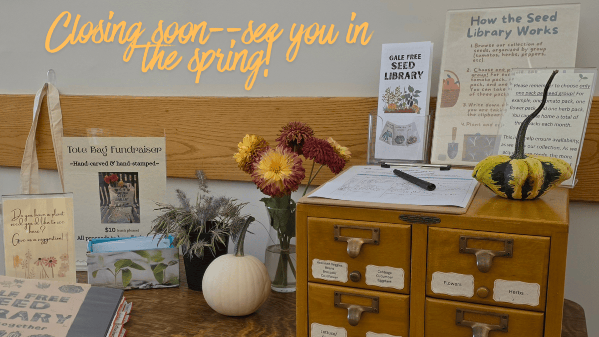 seed library closing (presentation)
