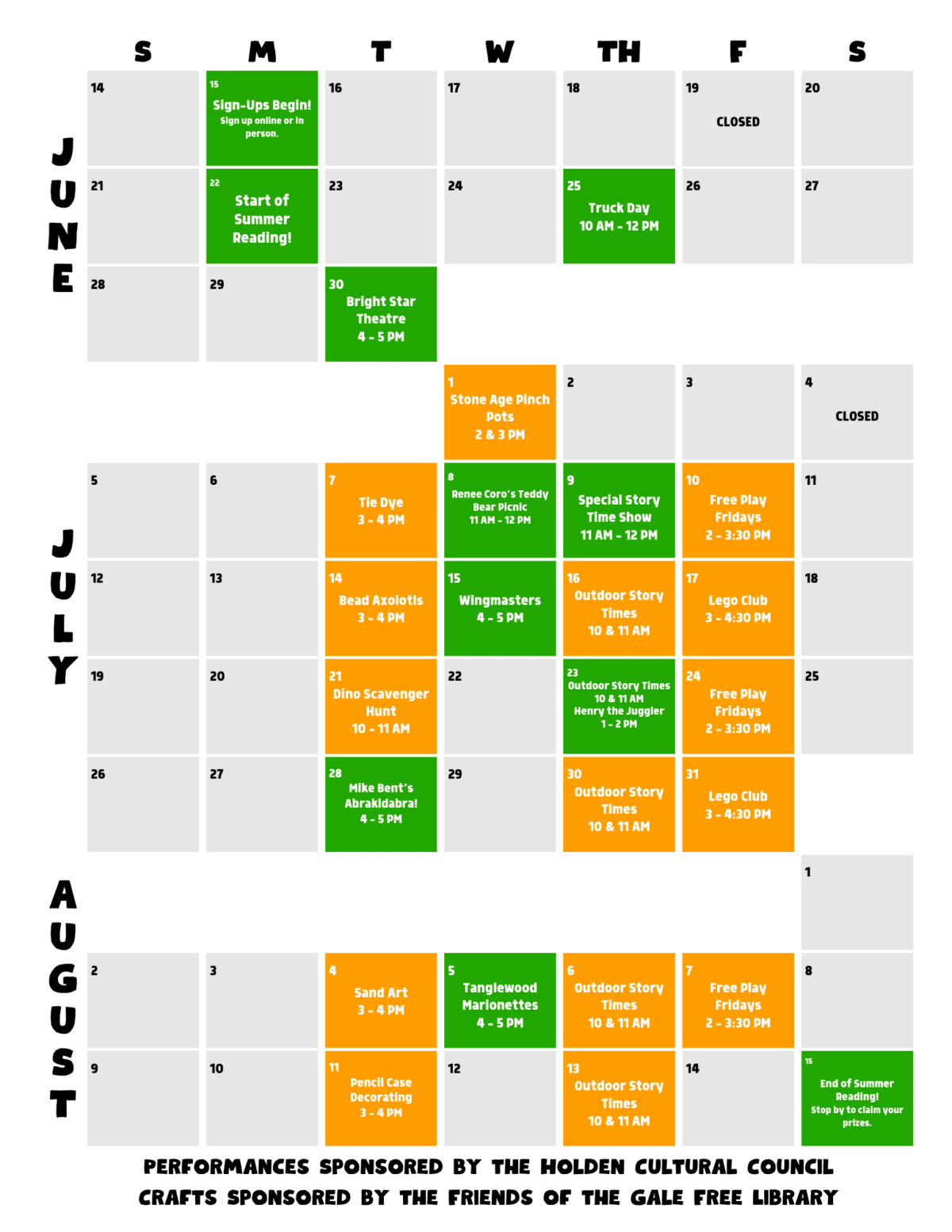 summer reading 2026 calendar