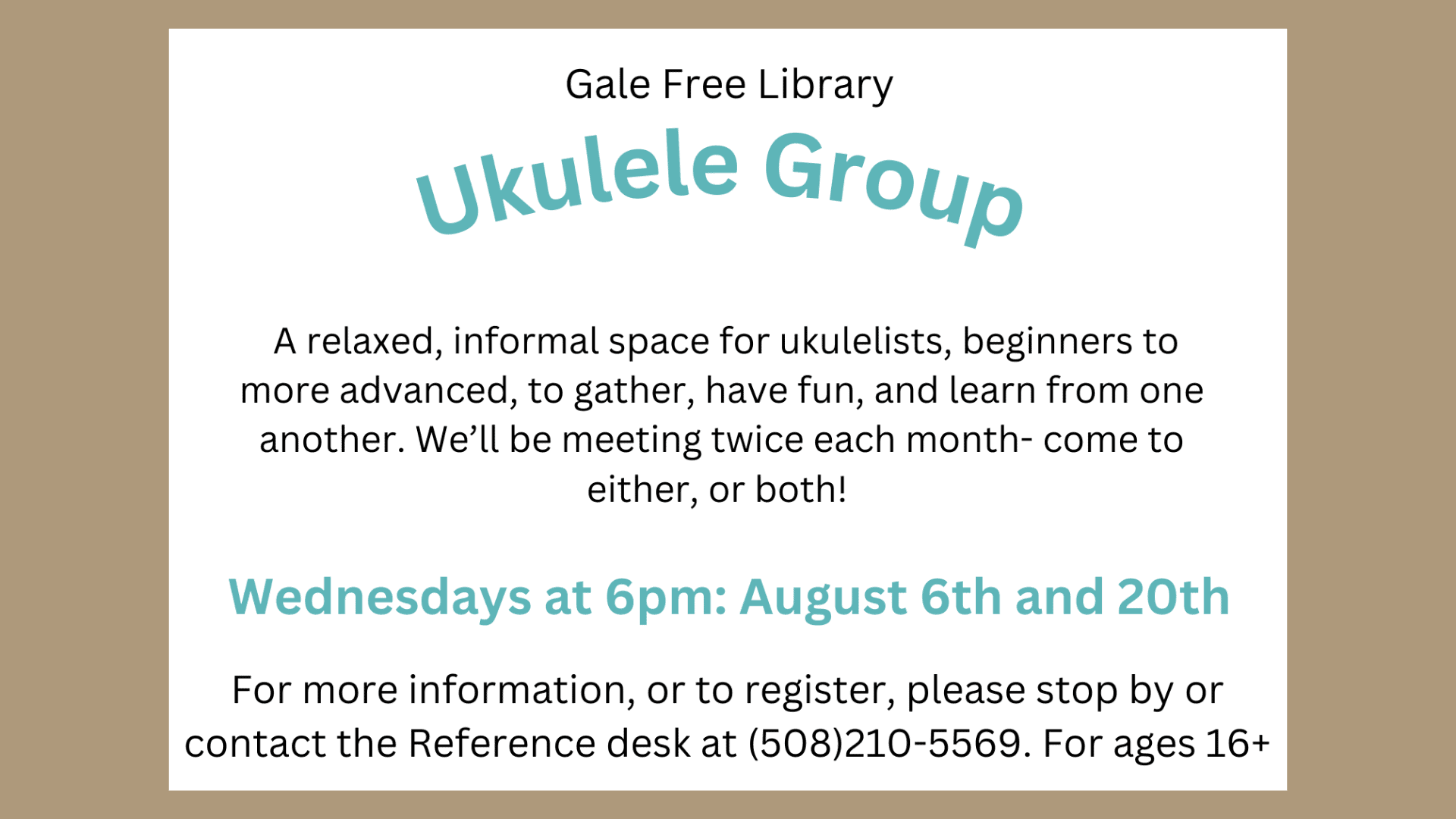 ukulele group august