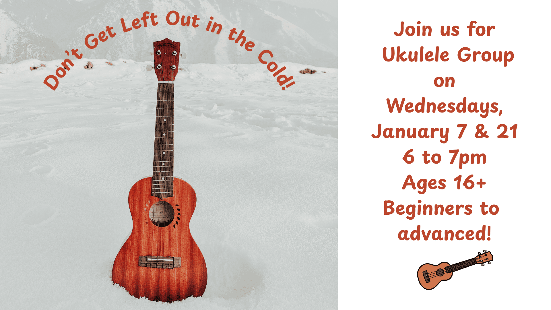 ukulele in january