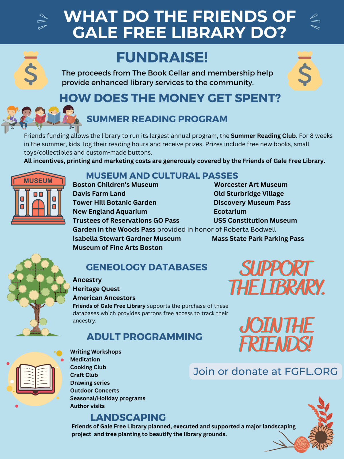 what do the friends of gale free do (poster (portrait))