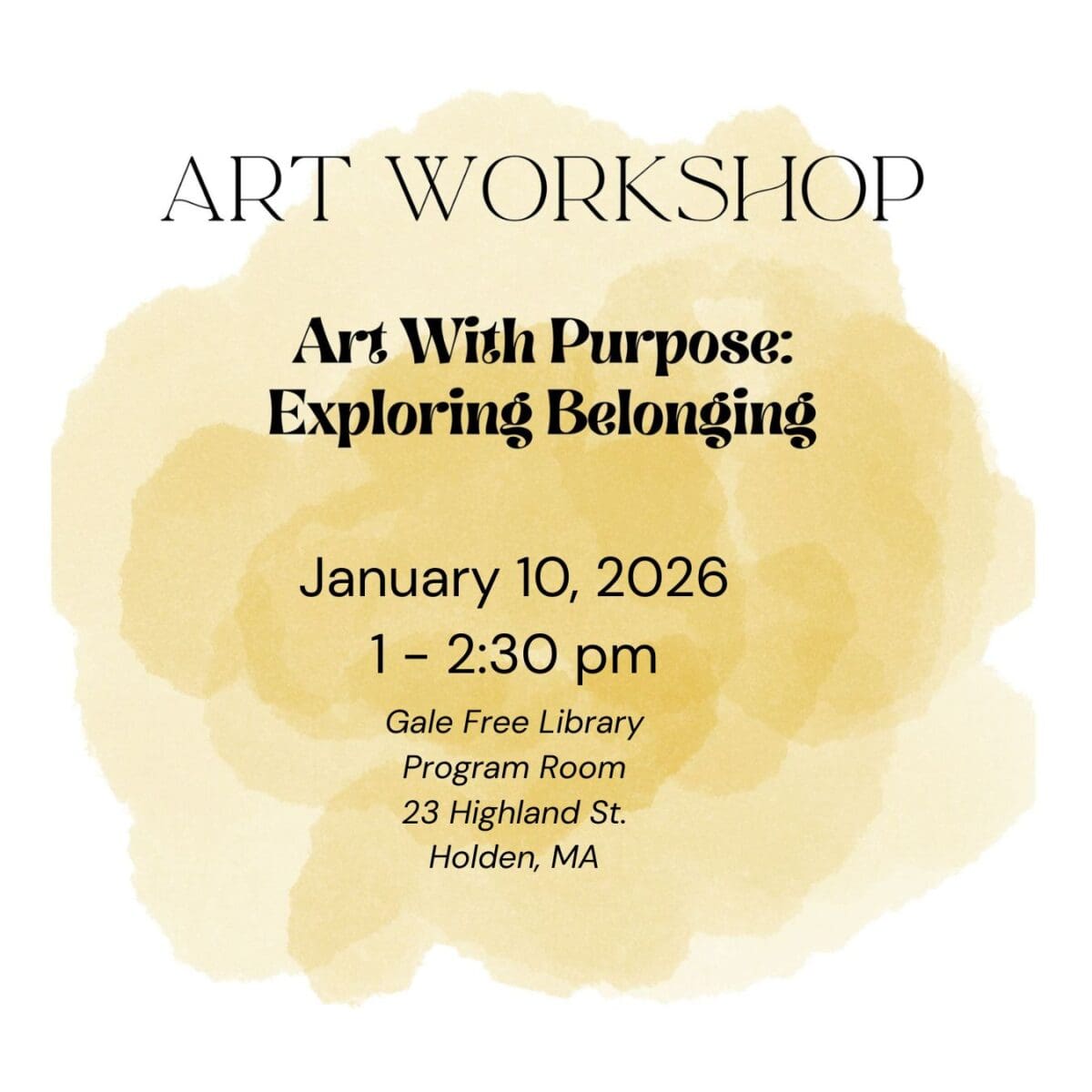 youth arts for humanity and studio m art workshop for gale free library website